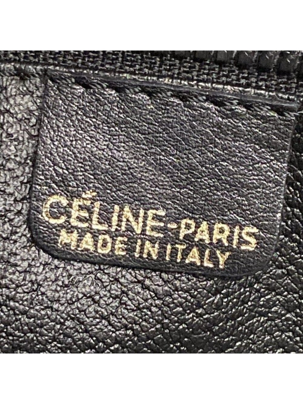 Celine Shoulder Bag Black Dark Brown Leather - Picture 7 of 10